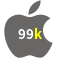 Aplicativo 99k para iOS